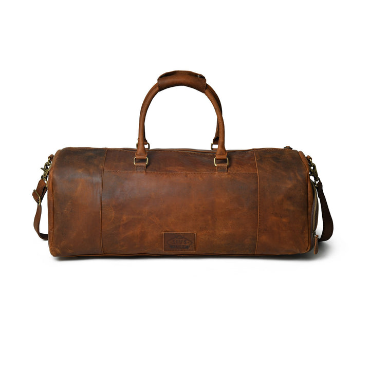 Products Buffalo Leather Duffel Bag - Myriad Seal - 3