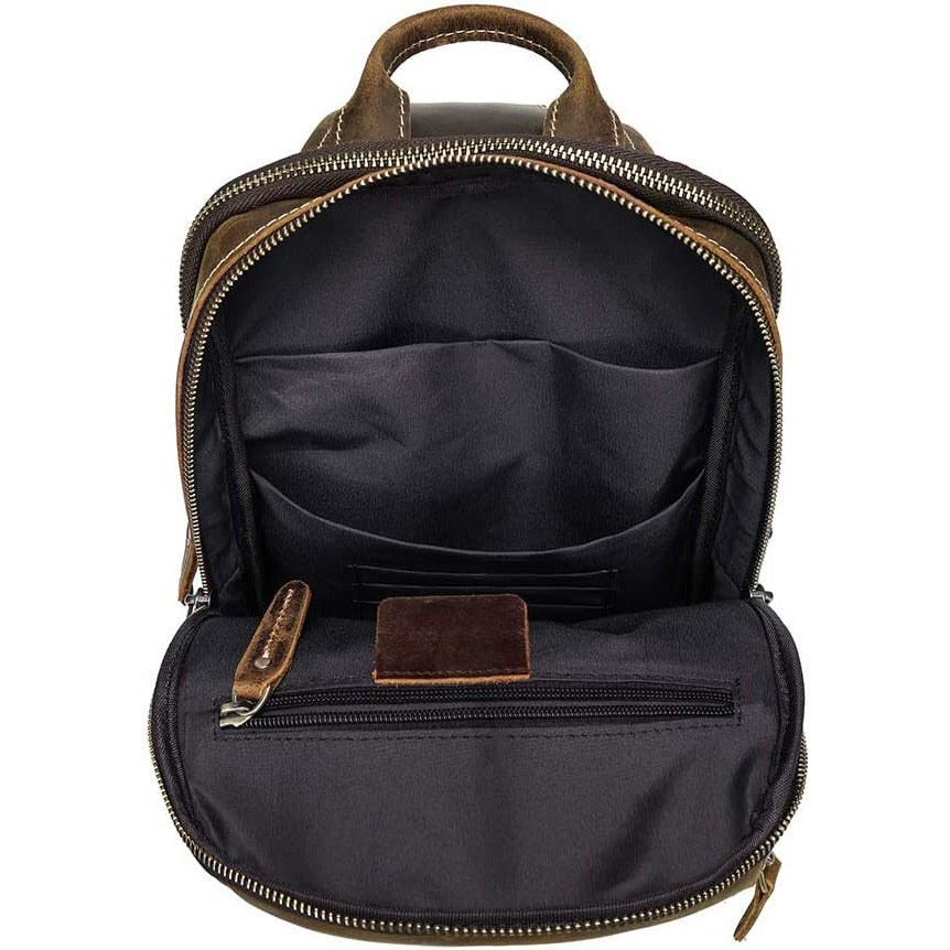 Buffalo Crazy Horse Leather Sling Bag