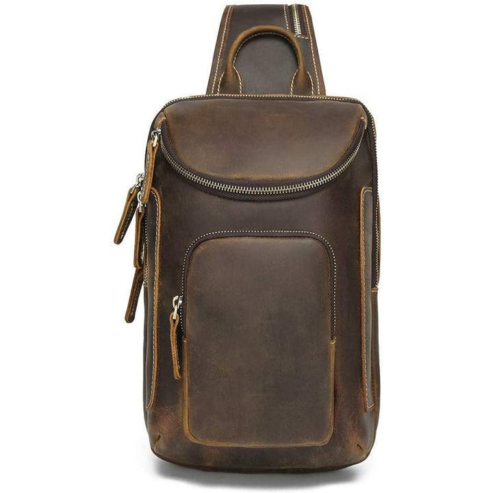 Buffalo Crazy Horse Leather Sling Bag